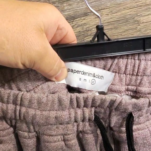 Paper Denim & Cloth Taupe Joggers - Picture 5 of 7